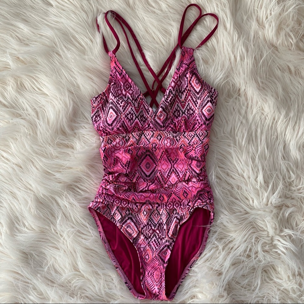 La Blanca One Piece Swimsuit Size 4